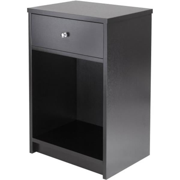 Royard Oaktree Nightstand with Drawer Modern End Side Table with Shelf Storage Bedside Table for Bedroom Living Room