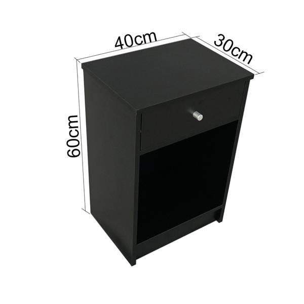 Royard Oaktree Nightstand with Drawer Modern End Side Table with Shelf Storage Bedside Table for Bedroom Living Room