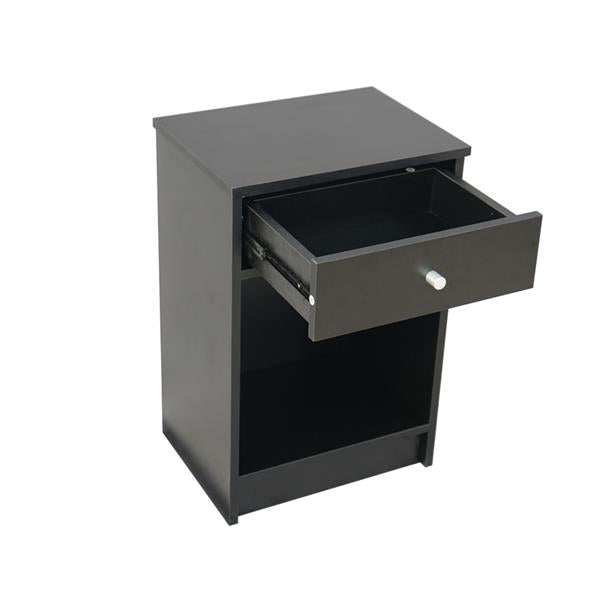 Royard Oaktree Nightstand with Drawer Modern End Side Table with Shelf Storage Bedside Table for Bedroom Living Room